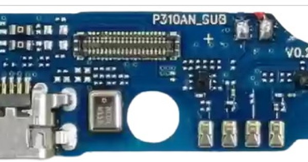 View of LG W30 Charging Port PCB Replacement Module - Cellspare